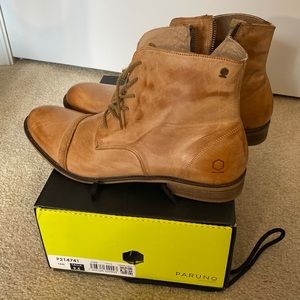 Paruno Urban Boots 9.5 Mens leather sand color